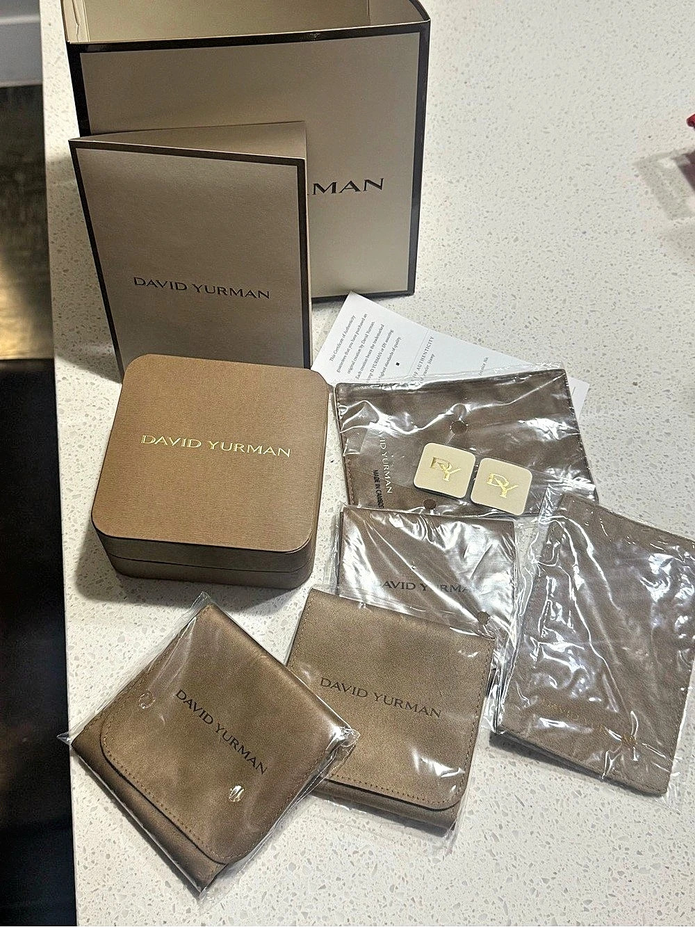 David Yurman Jewelry Packaging and Gift Set